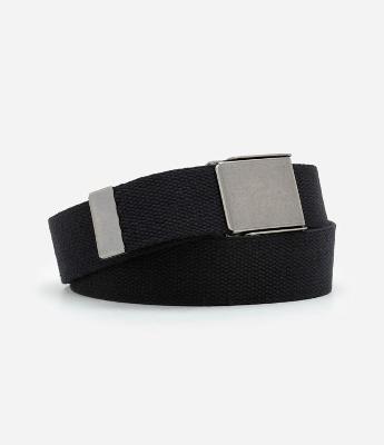 Cinto em Lona de Algodão com Fivela Jacaré