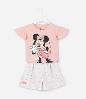 Conjunto Infantil com Estampa Minnie - Tam 1 a 6 Anos - 1