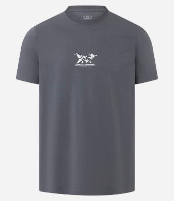 Camiseta T-Shirt em Algodão com Estampa Montanha