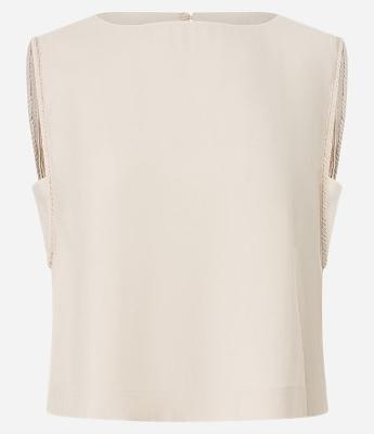 Blusa Boho em Viscose com Costura Aparente e Forro na Cava