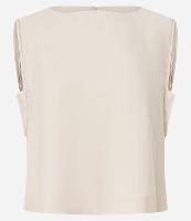 Blusa Boho em Viscose com Costura Aparente e Forro na Cava - 1