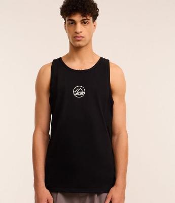 Regata em Algodão com Estampa Geométrica Mar e Montanhas