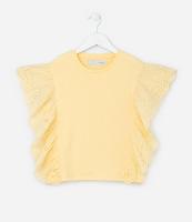 Blusa Infantil em Cotton com Babado Broderie - Tam 5 a 14 Anos - 1