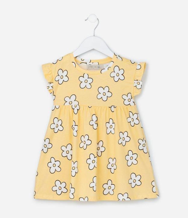 Vestido Infantil com Estampa Florzinhas - Tam 1 a 6 Anos - 1