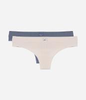 Kit 02 Calcinhas Biquíni Fio Comfy Seamless Texturizada com Etiqueta LOV - 1