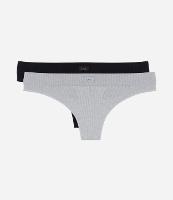 Kit 02 Calcinhas Biquíni Fio Comfy Seamless Texturizada com Etiqueta LOV - 1