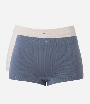 Kit 02 Calcinhas Boyshort Comfy Seamless com Etiqueta LOV