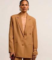 Blazer Over Alfaiatado com Linho e Botões Duplos - 2