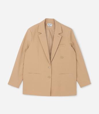 Blazer Comfort Alfaiatado com Linho e Botões Duplos