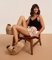 Pijama Short Doll em Viscose com Short Estampado de Capivaras - 2