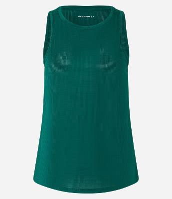 Regata Esportiva em Microfibra Texturizada e Barra Arredondada