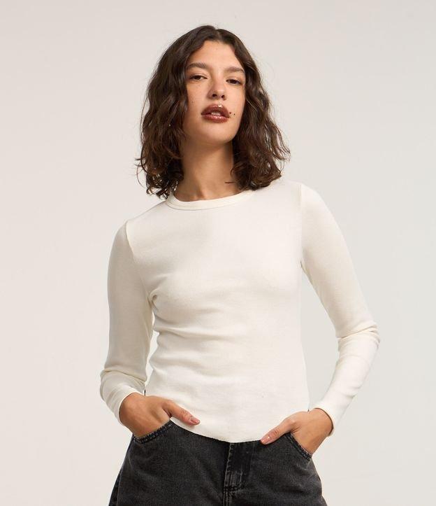 Blusa em Ribana com Barra Arredondada - 2