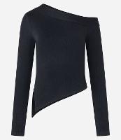 Blusa em Poliamida Seamless com Decote Assimétrico - 1