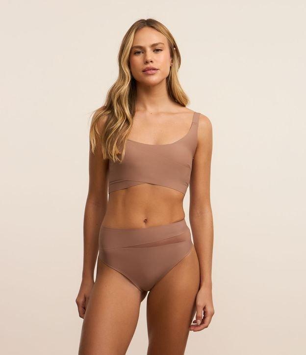 Sutiã Top sem Bojo sem Aro em Microfibra Leve - 1