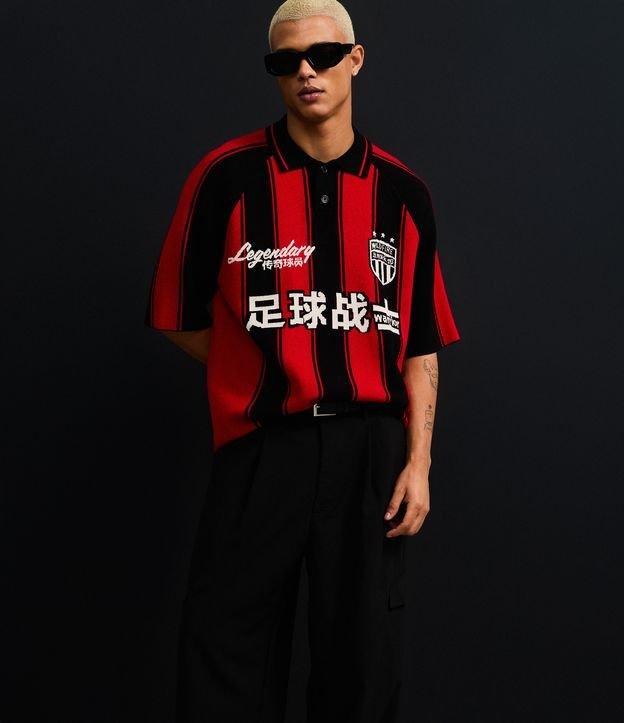 Calça Baggy Alfaiatada com Pregas e Bolso Cargo - 2