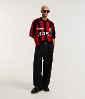 Calça Baggy Alfaiatada com Pregas e Bolso Cargo - 3