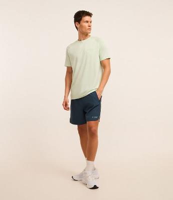 Bermuda Esportiva em Ripstop com Bolsos Funcionais e Estampa Localizada