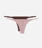 Kit 02 Calcinhas String Fio em Microfibra - 1