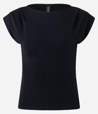 Blusa em Viscose com Pregas nos Ombros
