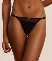 Calcinha String Fio Duplo em Renda Floral - 2