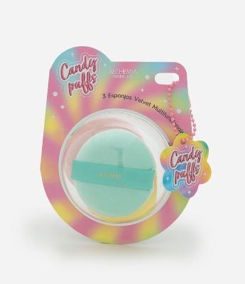 Conjunto com 3 Esponjas Puff para Maquiagem Alchemia