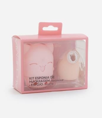 Esponja de Maquiagem com Estojo Alchemia