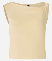 Blusa em Microfibra sem Mangas com Ombro Torcido - 2