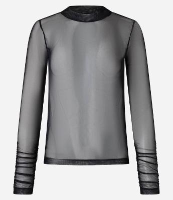 Blusa em Tule com Golinha Alta