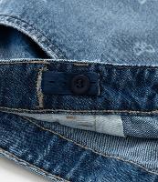 Short Jeans com Estampa de Lacinhos Curve & Plus Size - 1