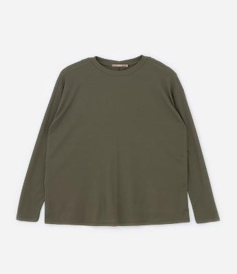 Blusa em Ribana Sem Cava com Gola Redonda Curve & Plus Size