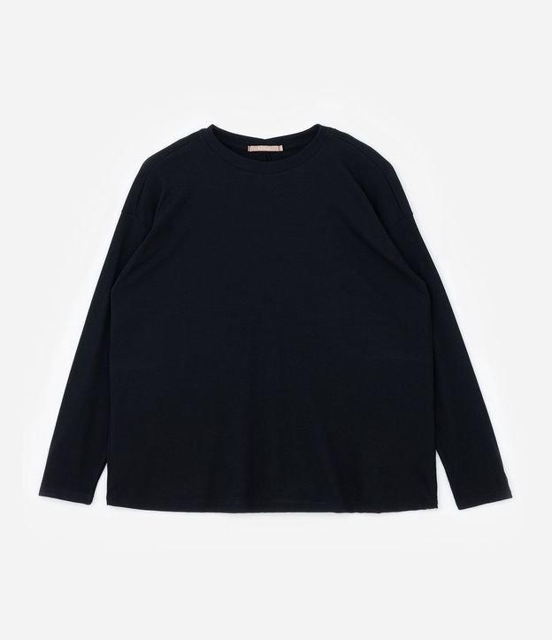 Blusa em Ribana com Ombro Deslocado Curve & Plus Size - 1