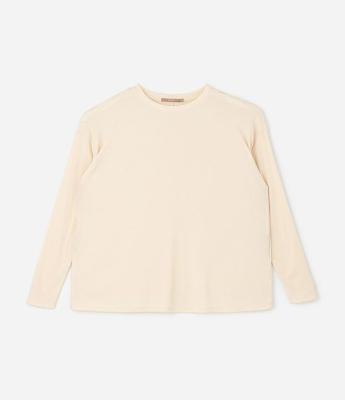 Blusa em Ribana com Ombro Deslocado Curve & Plus Size