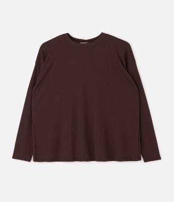 Blusa em Ribana com Ombro Deslocado Curve & Plus Size