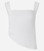 Blusa Alongada em Bengaline com Barra Assimétrica - 1