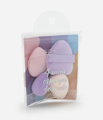 Kit 4 Esponjas Minis de Maquiagem Alchemia