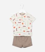 Conjunto Infantil com Estampa Bichinhos - Tam 0 a 18 meses - 1