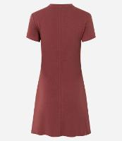 Vestido Curto em Ribana Básico - 1