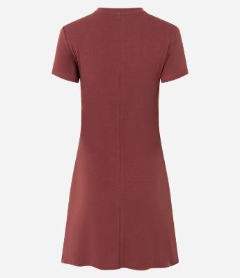 Vestido Curto em Ribana Básico