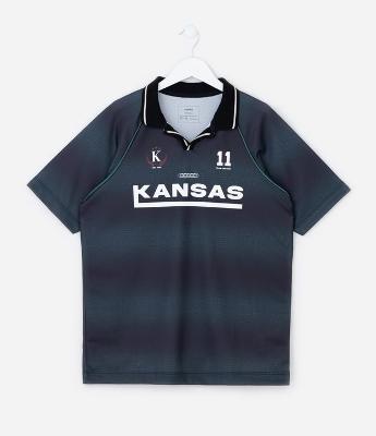 Camiseta Esportiva Infantil Estampa Kansas - Tam 5 a 14 Anos