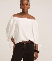 Blusa Alfaiatada em Viscose com Amarração no Punho - 2