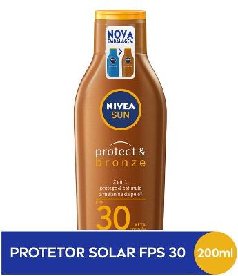Protetor Solar Corporal Protect e Bronze FPS 30 Nivea Sun