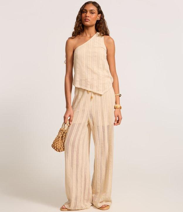 Blusa em Algodão com Decote Ombro Só - 2