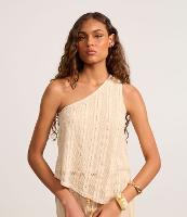 Blusa em Algodão com Decote Ombro Só - 3