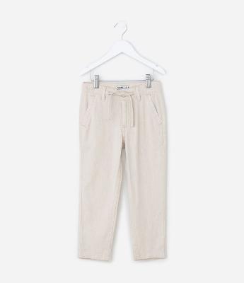 Calça Infantil em Linho - Tam 5 a 14 Anos
