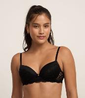 Sutiã Base em Renda Floral com Bojo Oco - 2