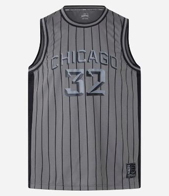 Regata Esportiva de Basquete com Tecnologia Dry e Estampa Lettering Chicago New