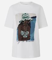 Blusa em Algodão com Estampa Mulher de Roupa de Praia - 1