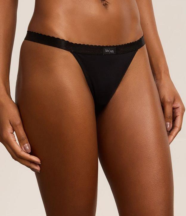 Calcinha String Fio Básica em Microfibra com LYCRA® XTRA LIFE™ - 3
