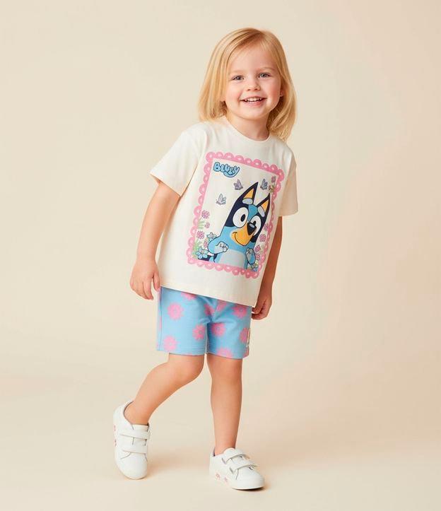 Conjunto Curto Infantil com Estampa Bluey - Tam 1 a 6 Anos - 2
