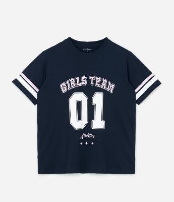 Camiseta Esportiva Girls Team Curve & Plus Size
